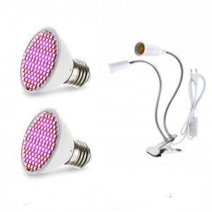 BASIC LED lampa pre všetky rastliny, 12W, dvojramenná, fialová